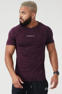 Shirts<Youngla 437 Digital Compression Tees Black|Dark Grey|Light Grey|Purple