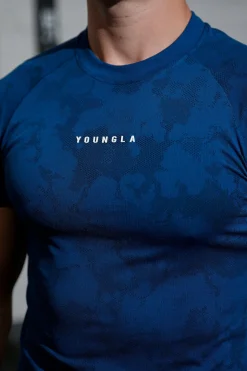Shirts<Youngla 437 Digital Compression Tees Black|Dark Grey|Light Grey|Purple