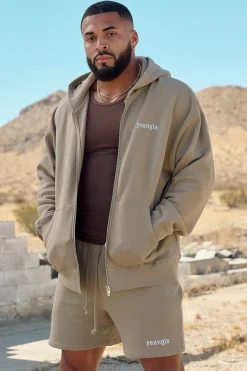Outerwear<Youngla 539 Earthy Collection-Hoodies Black|Chocolate|Coal|Desert Olive