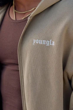 Outerwear<Youngla 539 Earthy Collection-Hoodies Black|Chocolate|Coal|Desert Olive