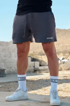 Shorts<Youngla 139 Earthy Collection-Shorts Black|Chocolate|Coal|Desert Olive