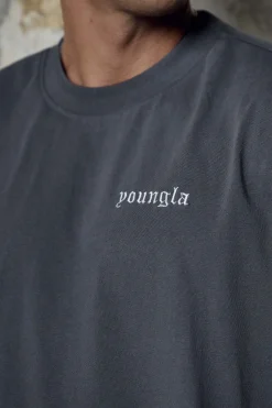Shirts<Youngla 439 Earthy Collection-Tees Black|Chocolate|Coal|Desert Olive