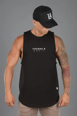 Tanks<Youngla 326 Elemental Tanks Black|Sky Blue|Cream|Grey