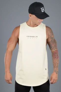 Tanks<Youngla 326 Elemental Tanks Black|Sky Blue|Cream|Grey