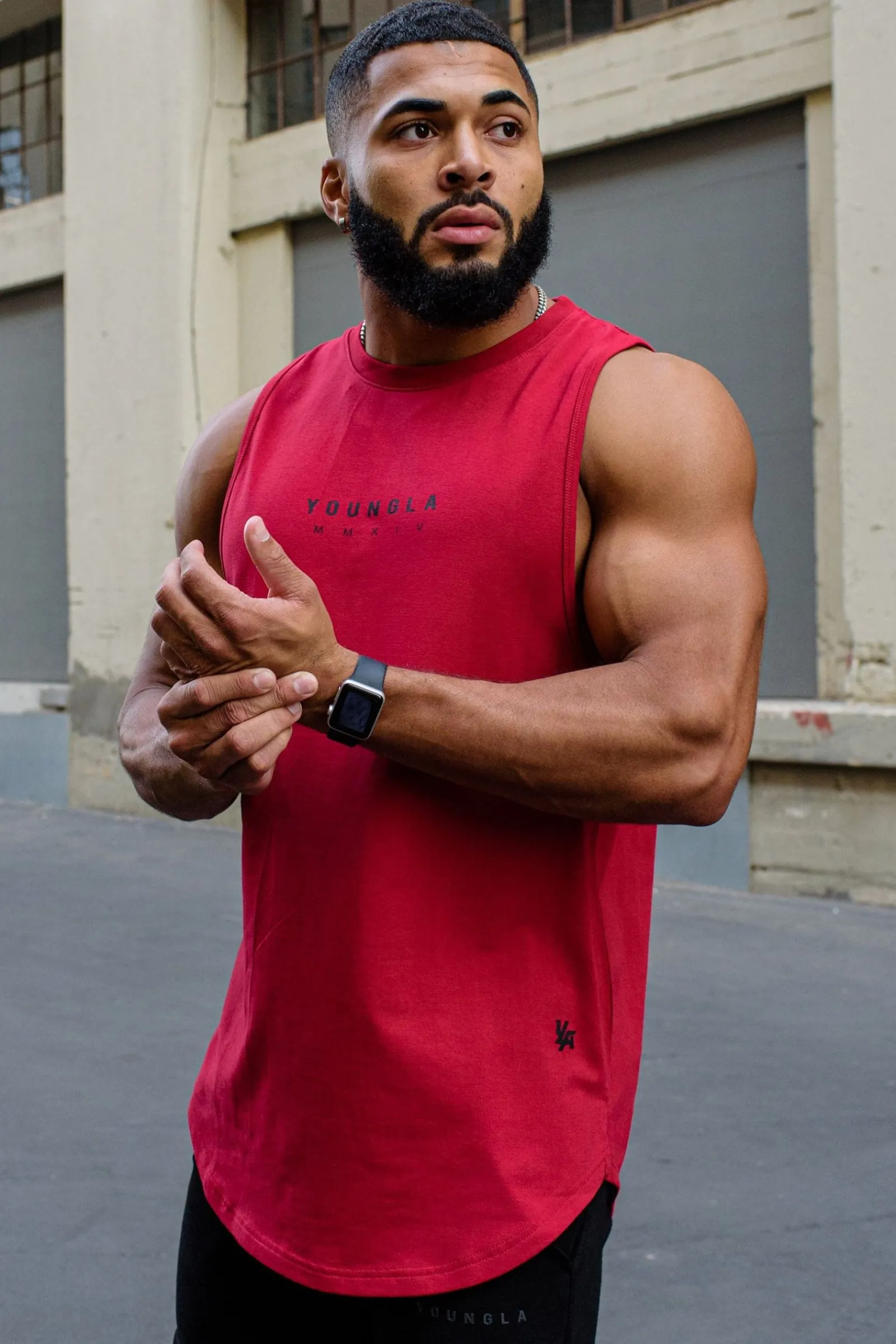 Tanks<Youngla 326 Elemental Tanks Black|Sky Blue|Cream|Grey