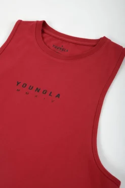 Tanks<Youngla 326 Elemental Tanks Black|Sky Blue|Cream|Grey