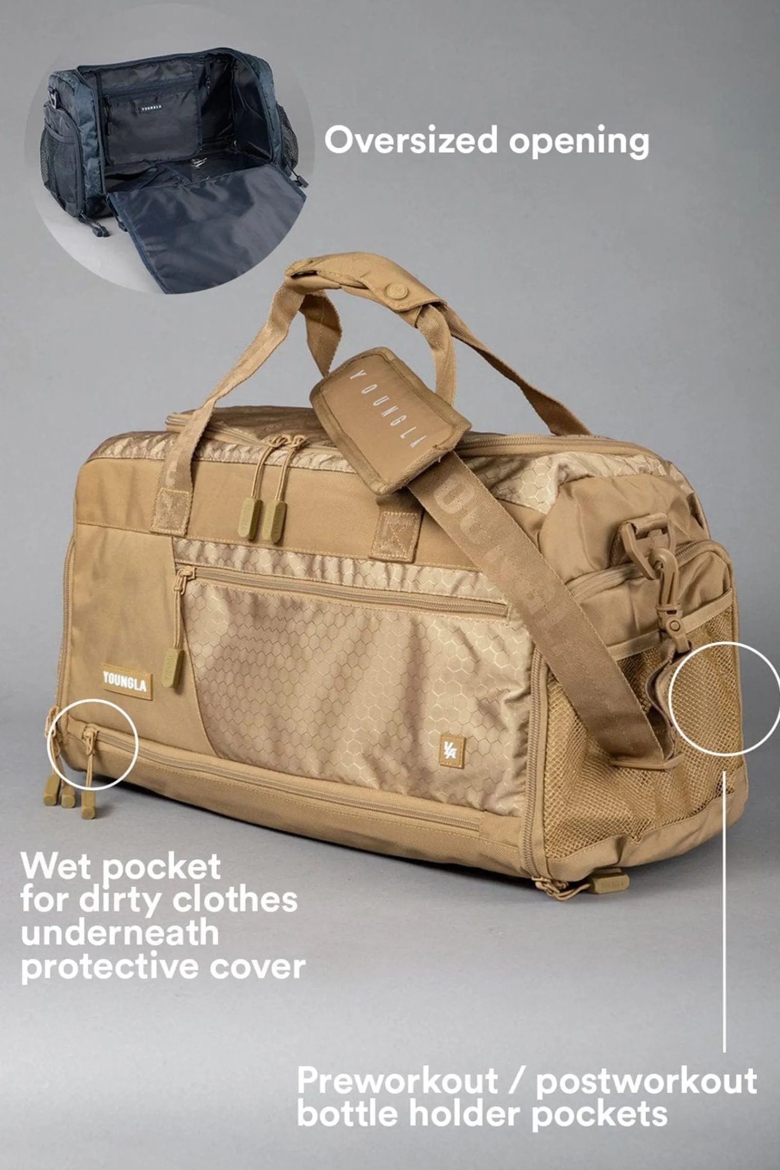 Accessories<Youngla 740 Elite Duffle Bags Black|Tan|Red