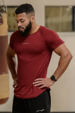 Shirts<Youngla 403 Elite Tees Black|Burgundy|Navy|Olive
