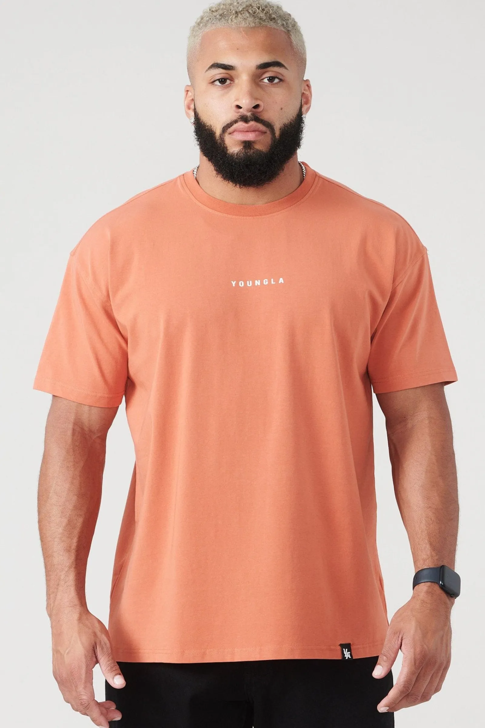 Shirts<Youngla 401 Essential Jacked Tees Black Wash|Grey Wash|Lavender Wash|Navy Wash