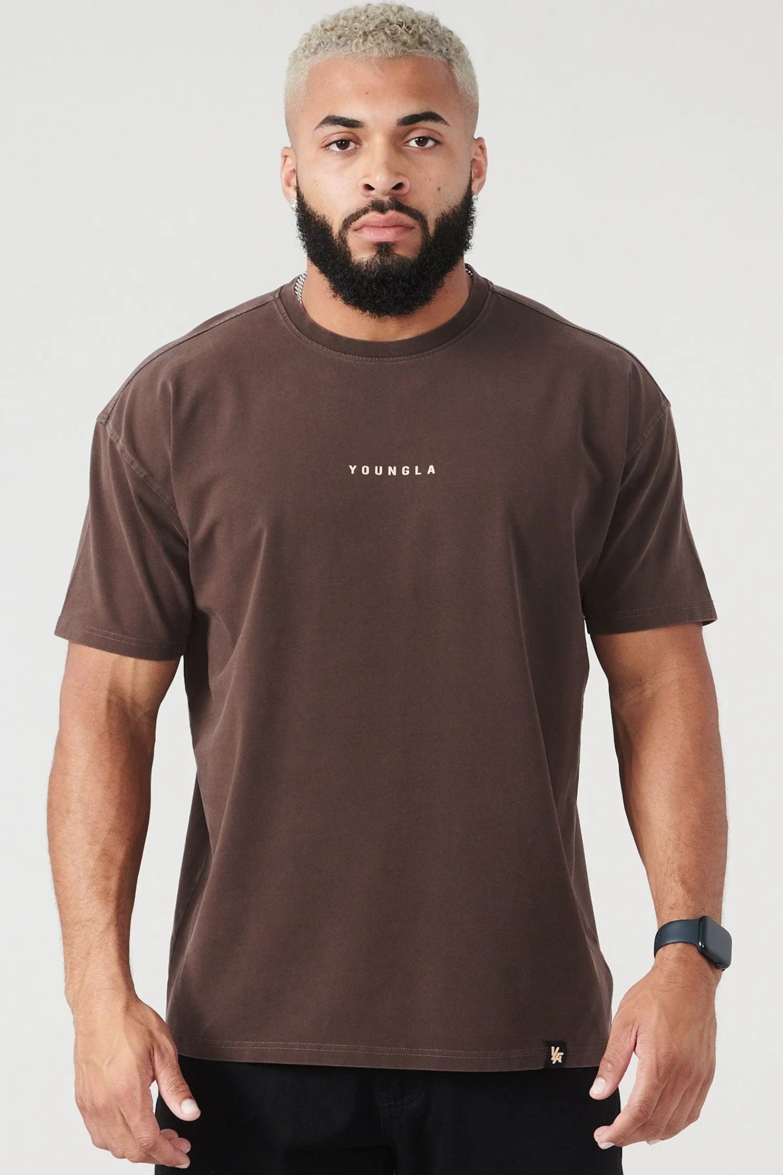 Shirts<Youngla 401 Essential Jacked Tees Black Wash|Grey Wash|Lavender Wash|Navy Wash