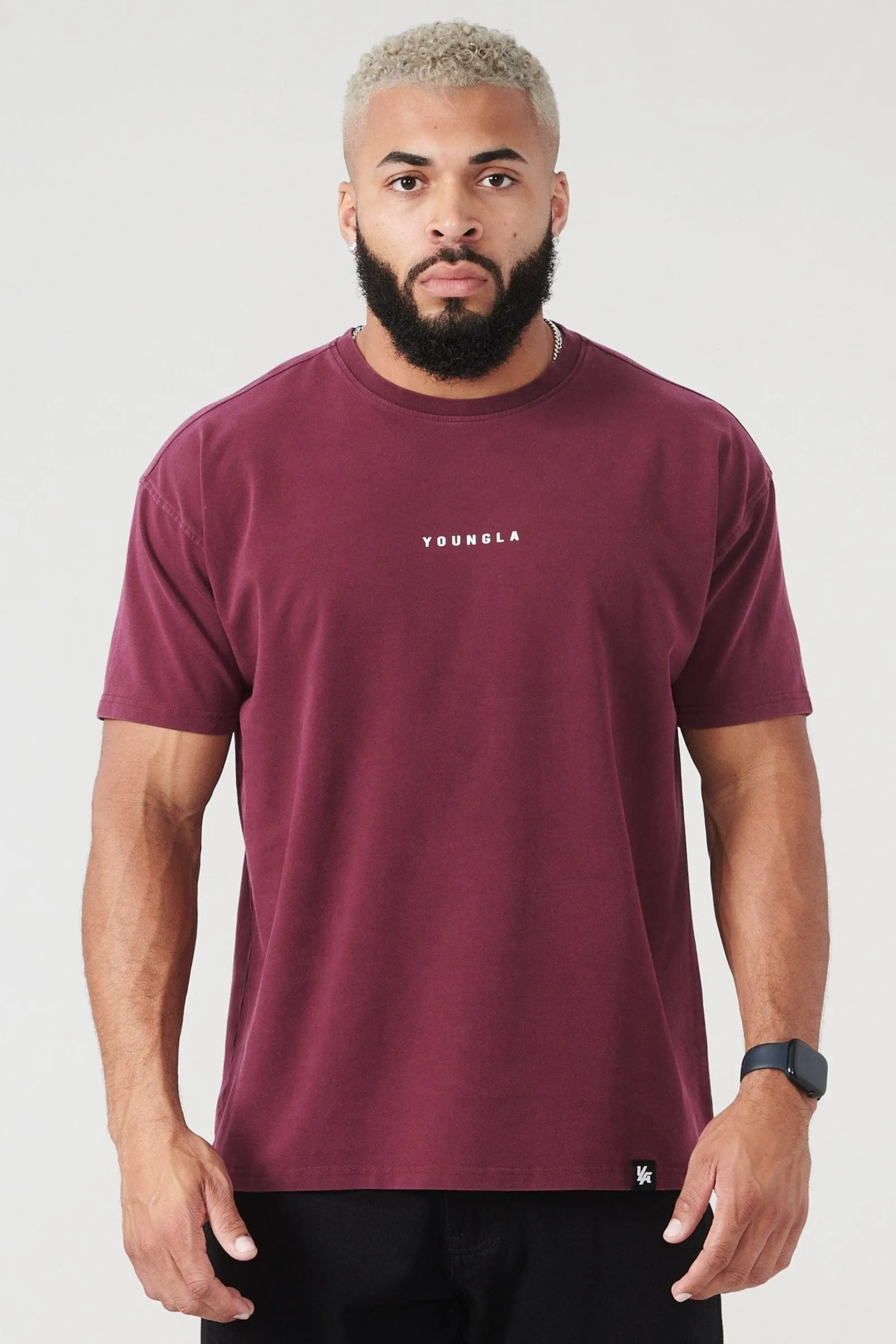 Shirts<Youngla 401 Essential Jacked Tees Black Wash|Grey Wash|Lavender Wash|Navy Wash