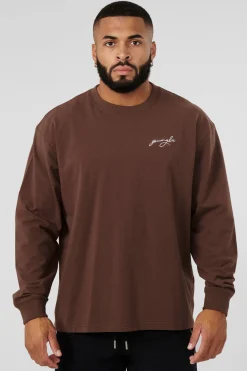 Shirts<Youngla 805 Essential Longsleeves Black|Citadel|Heather Grey|Hot Fudge