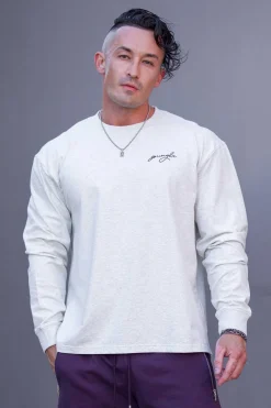 Shirts<Youngla 805 Essential Longsleeves Black|Citadel|Heather Grey|Hot Fudge