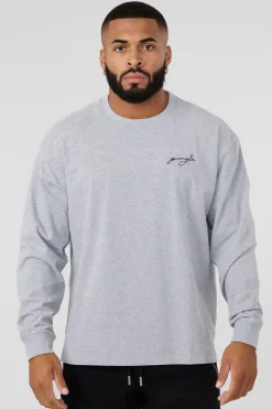 Shirts<Youngla 805 Essential Longsleeves Black|Citadel|Heather Grey|Hot Fudge