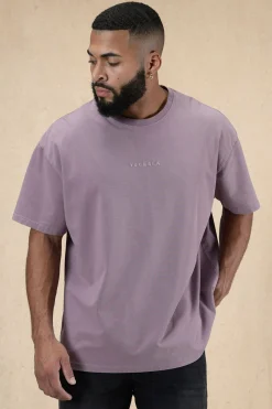 Shirts<Youngla 420 Essential Oversized Tee Black Wash|Brown Wash|Lavender Wash|Orange Wash