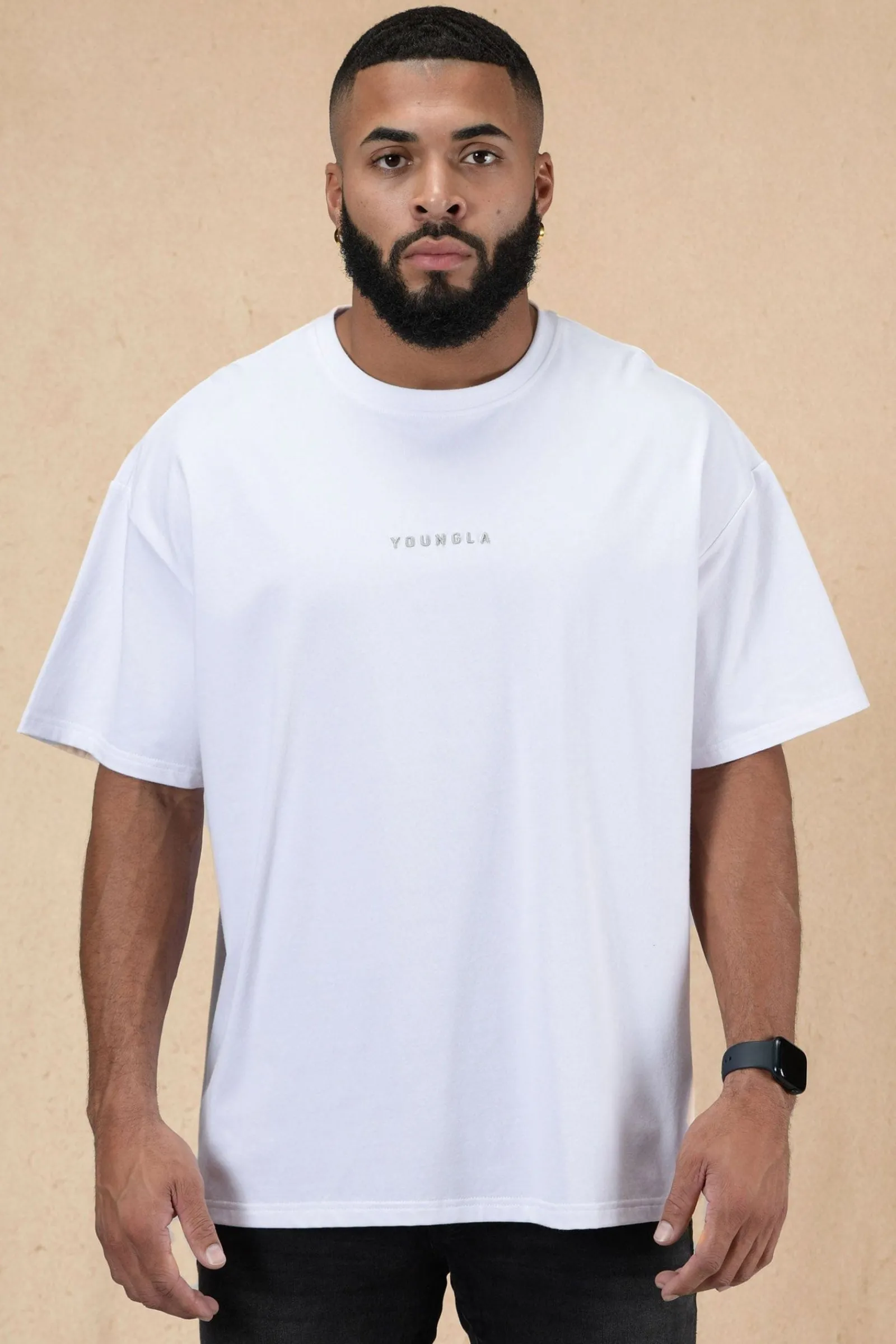 Shirts<Youngla 420 Essential Oversized Tee Black Wash|Brown Wash|Lavender Wash|Orange Wash