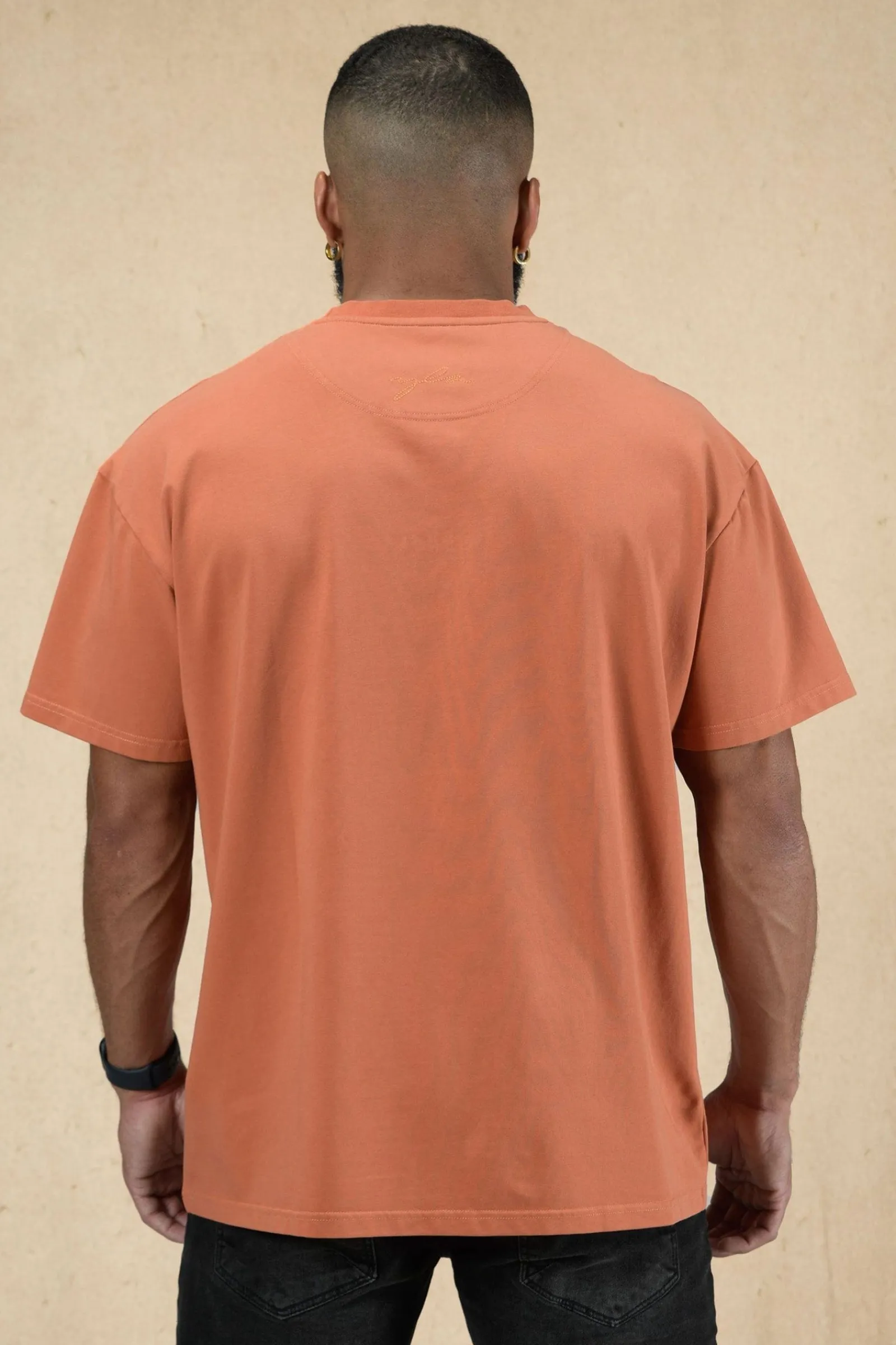 Shirts<Youngla 420 Essential Oversized Tee Black Wash|Brown Wash|Lavender Wash|Orange Wash
