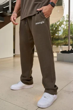Joggers<Youngla 216 Eternal No Cuff Sweats Black Wash|Brown Wash|Coal Wash|Heather Grey