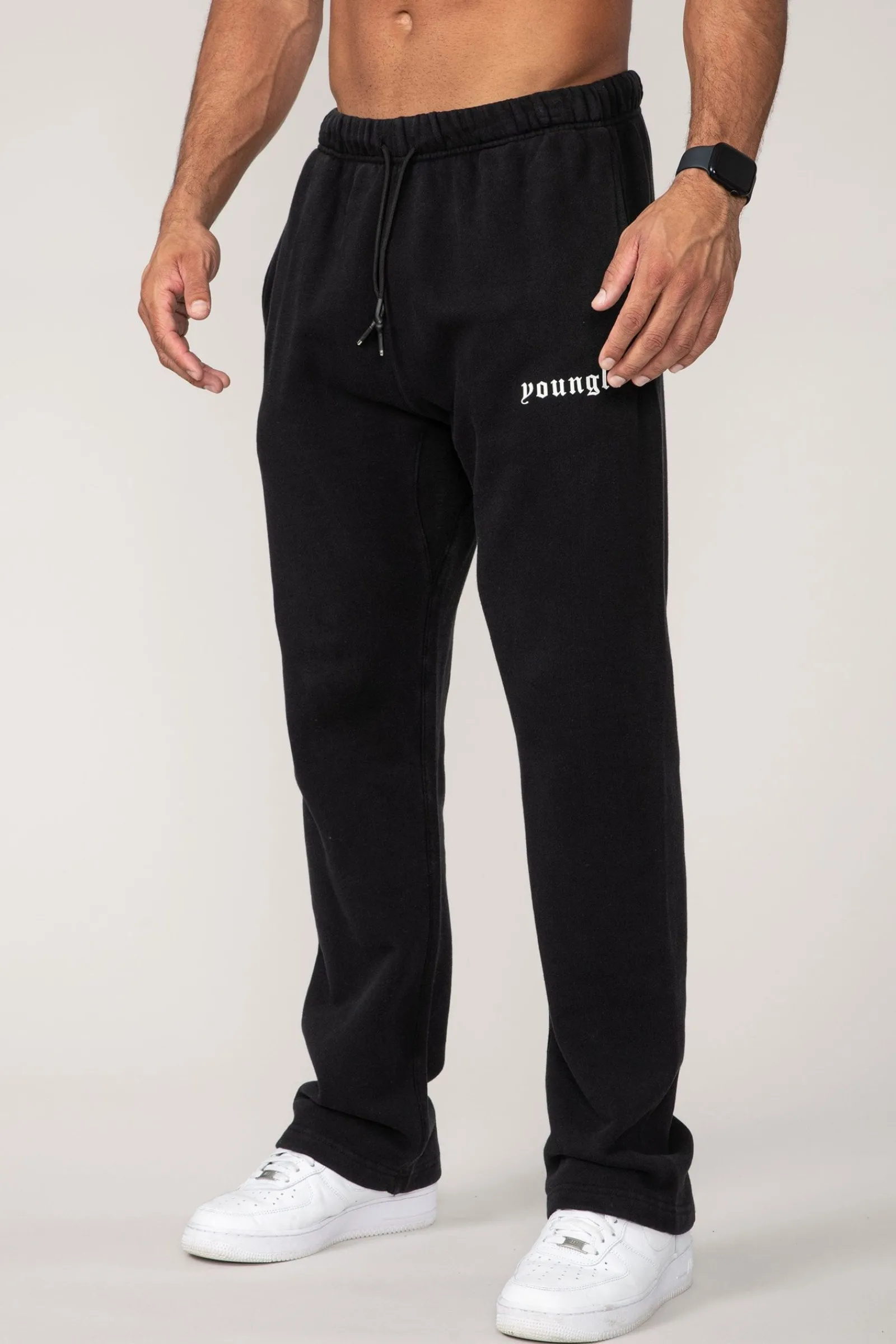 Joggers<Youngla 216 Eternal No Cuff Sweats Black Wash|Brown Wash|Coal Wash|Heather Grey