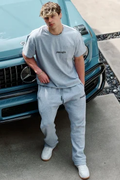 Joggers<Youngla 216 Eternal No Cuff Sweats Black Wash|Brown Wash|Coal Wash|Heather Grey