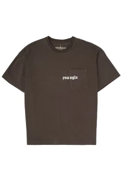 Shirts<Youngla 416 Eternal Pocket Tees Black Wash|Brown Wash|Coal Wash|Heather Grey