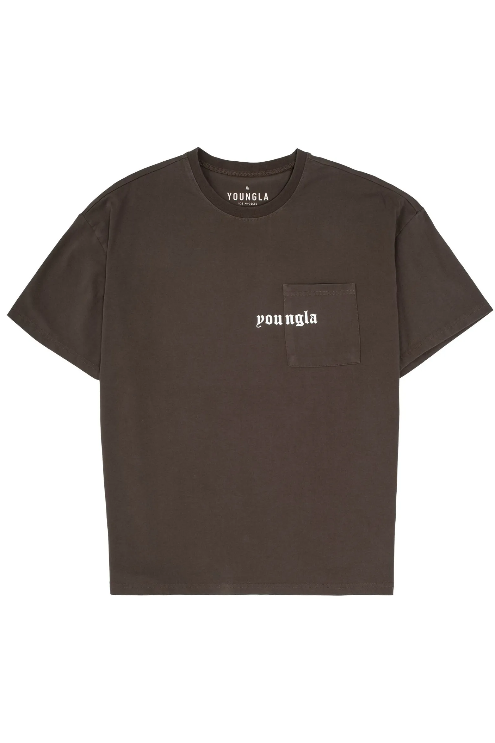 Shirts<Youngla 416 Eternal Pocket Tees Black Wash|Brown Wash|Coal Wash|Heather Grey