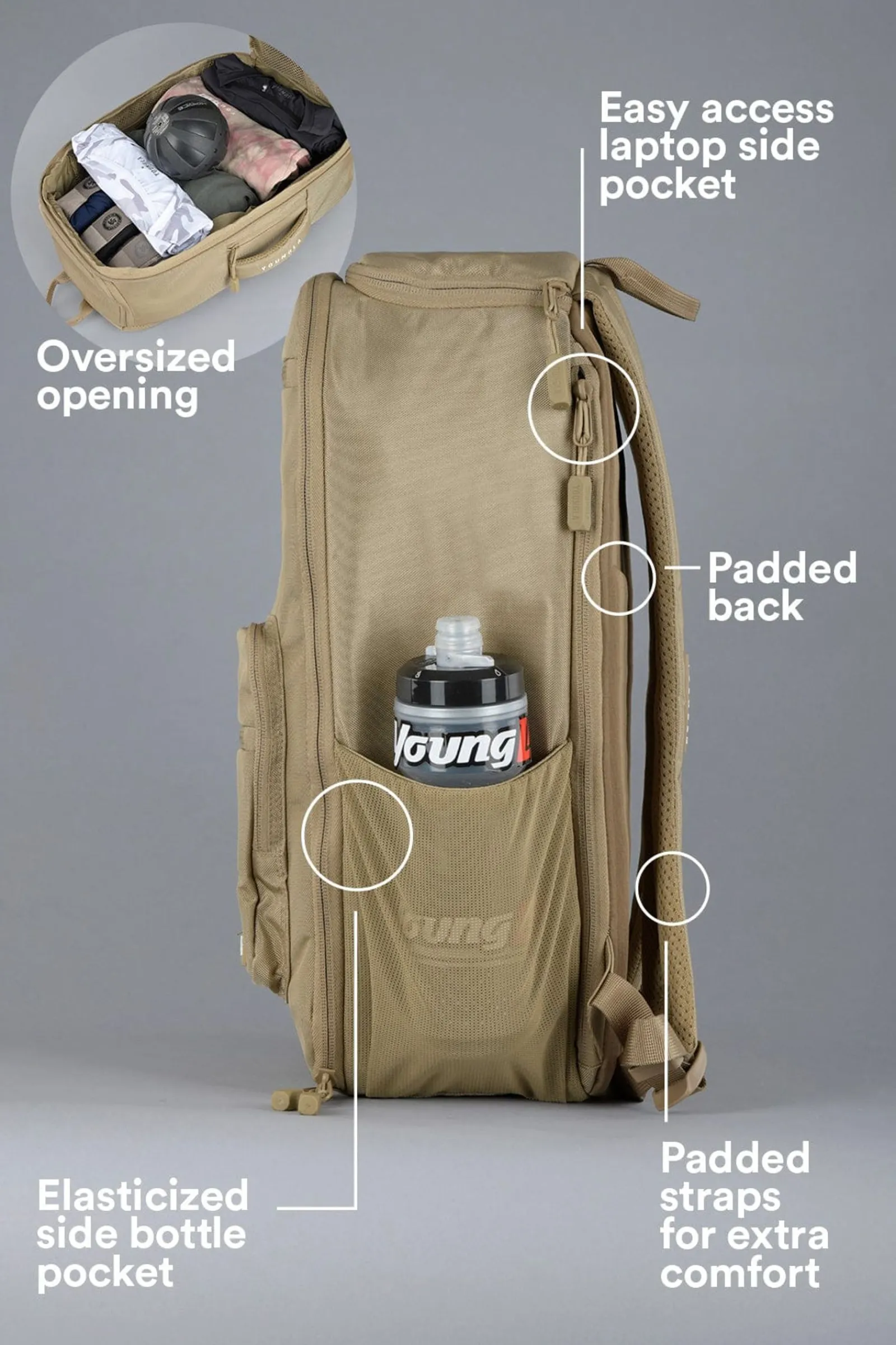 Accessories<Youngla 730 Expedition Backpacks Black|Tan|Red