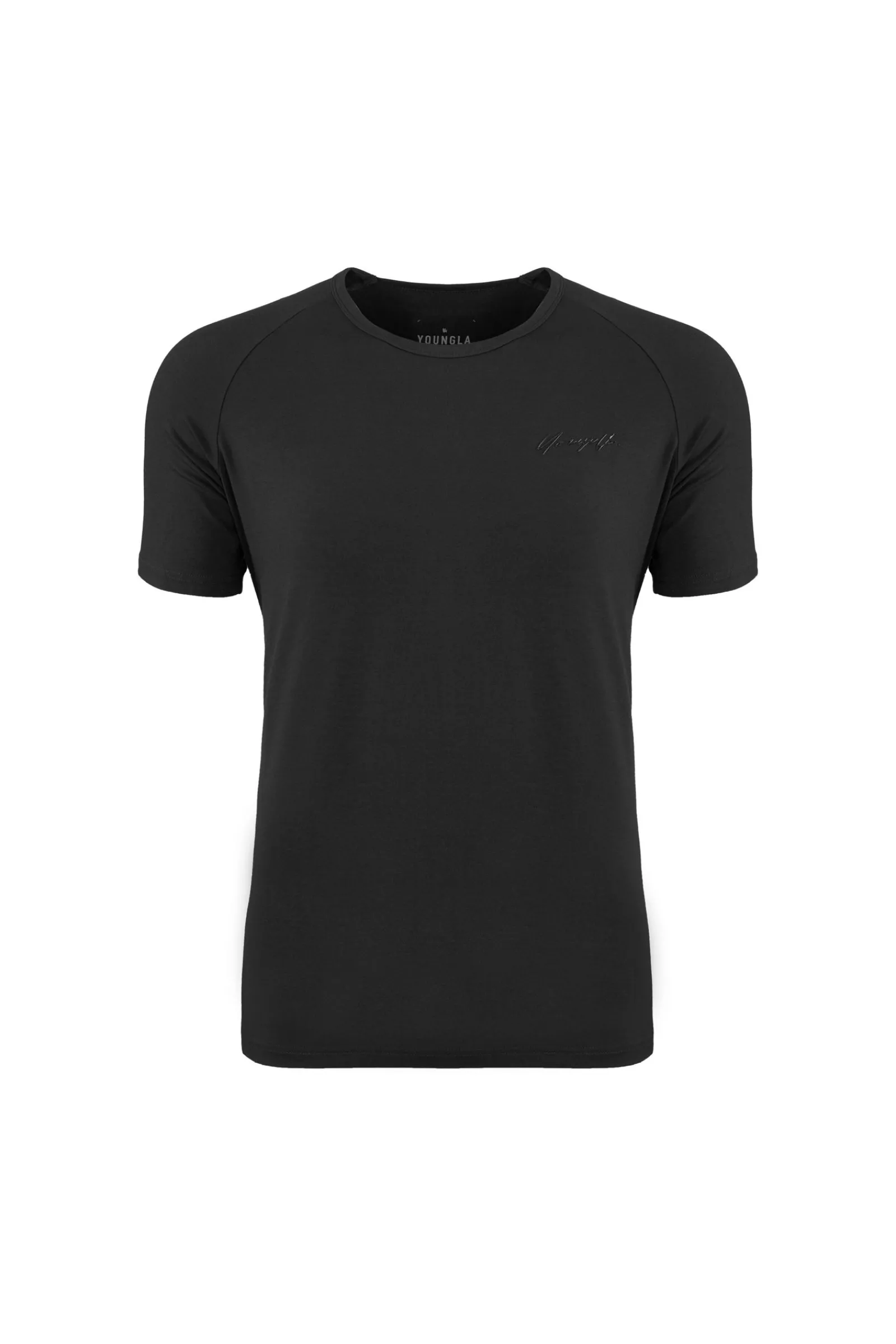 Shirts<Youngla 422 Fitted Delt Tee Black|Brown|Heather Grey|Nardo Grey