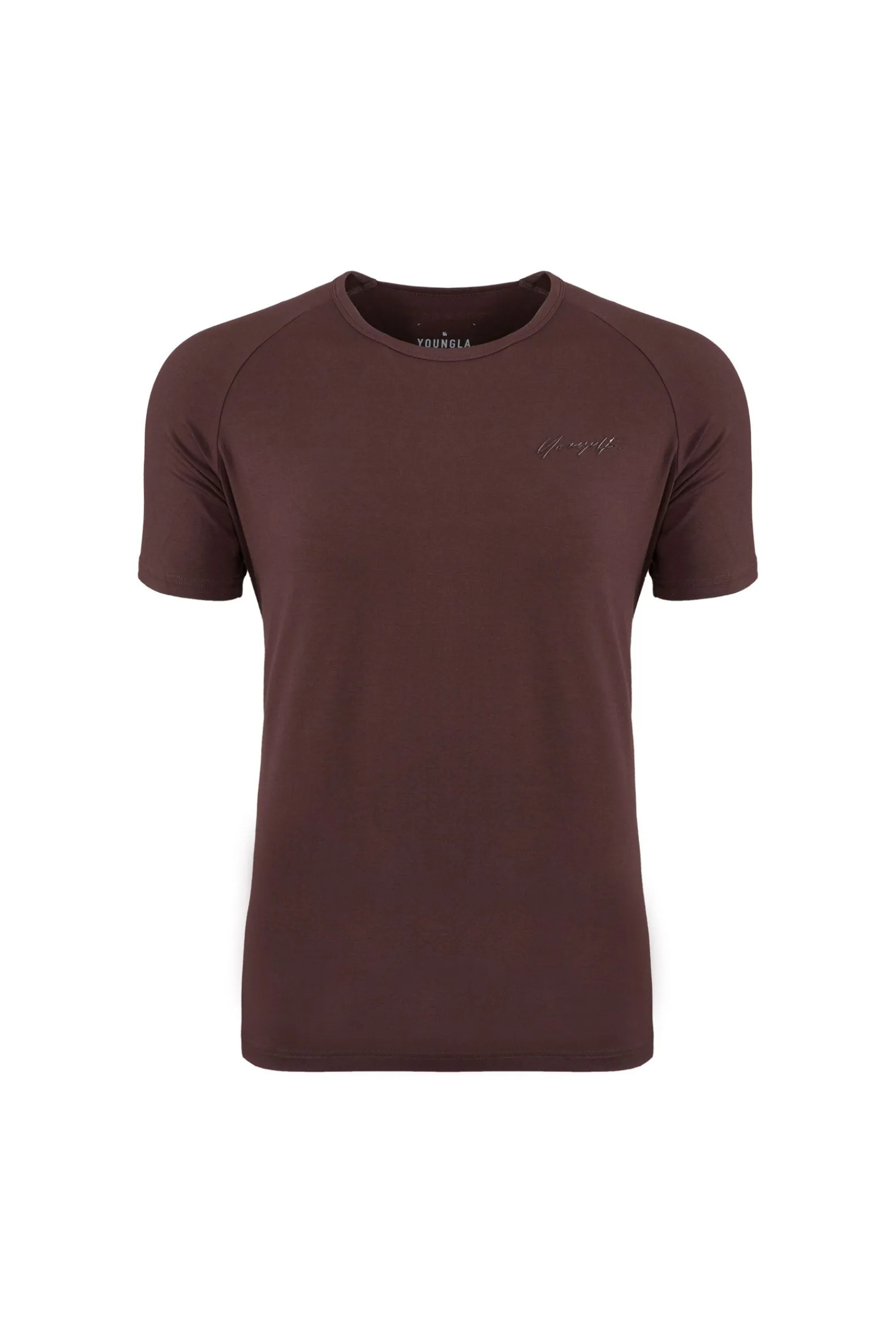 Shirts<Youngla 422 Fitted Delt Tee Black|Brown|Heather Grey|Nardo Grey