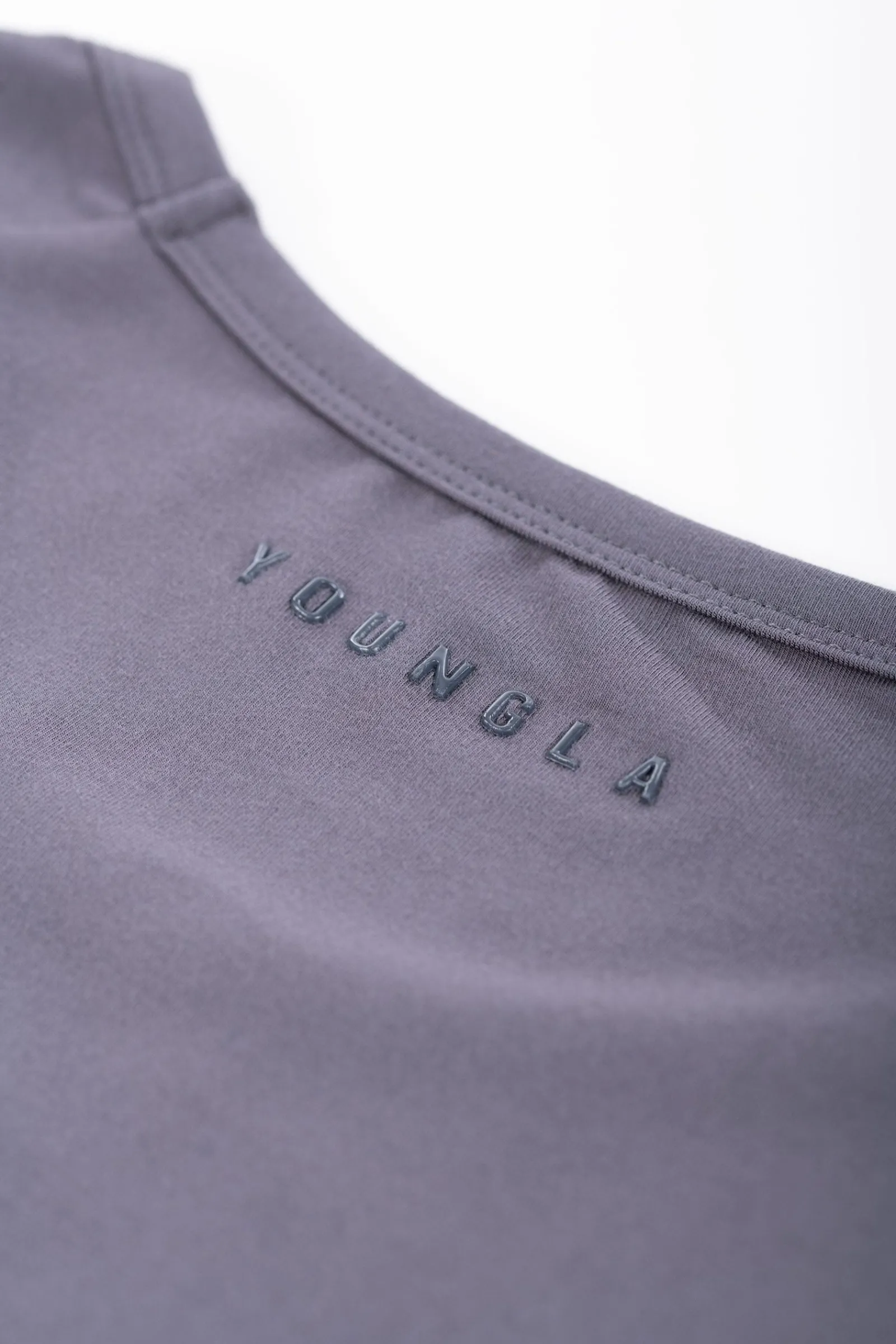 Shirts<Youngla 422 Fitted Delt Tee Black|Brown|Heather Grey|Nardo Grey