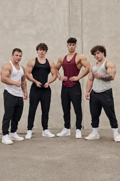 Tanks<Youngla 336 Flex Fit Stringers Beacon Blue|Black|Brown|Deep Burgundy