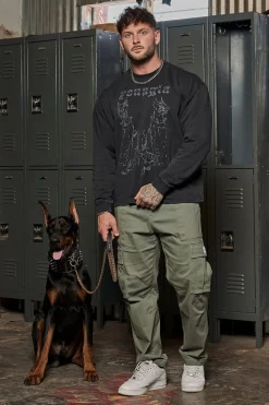 Shirts<Youngla 804 For All The Dogs Longsleeves Black Wash|Brown Wash|Deep Teal Wash|Grey Wash