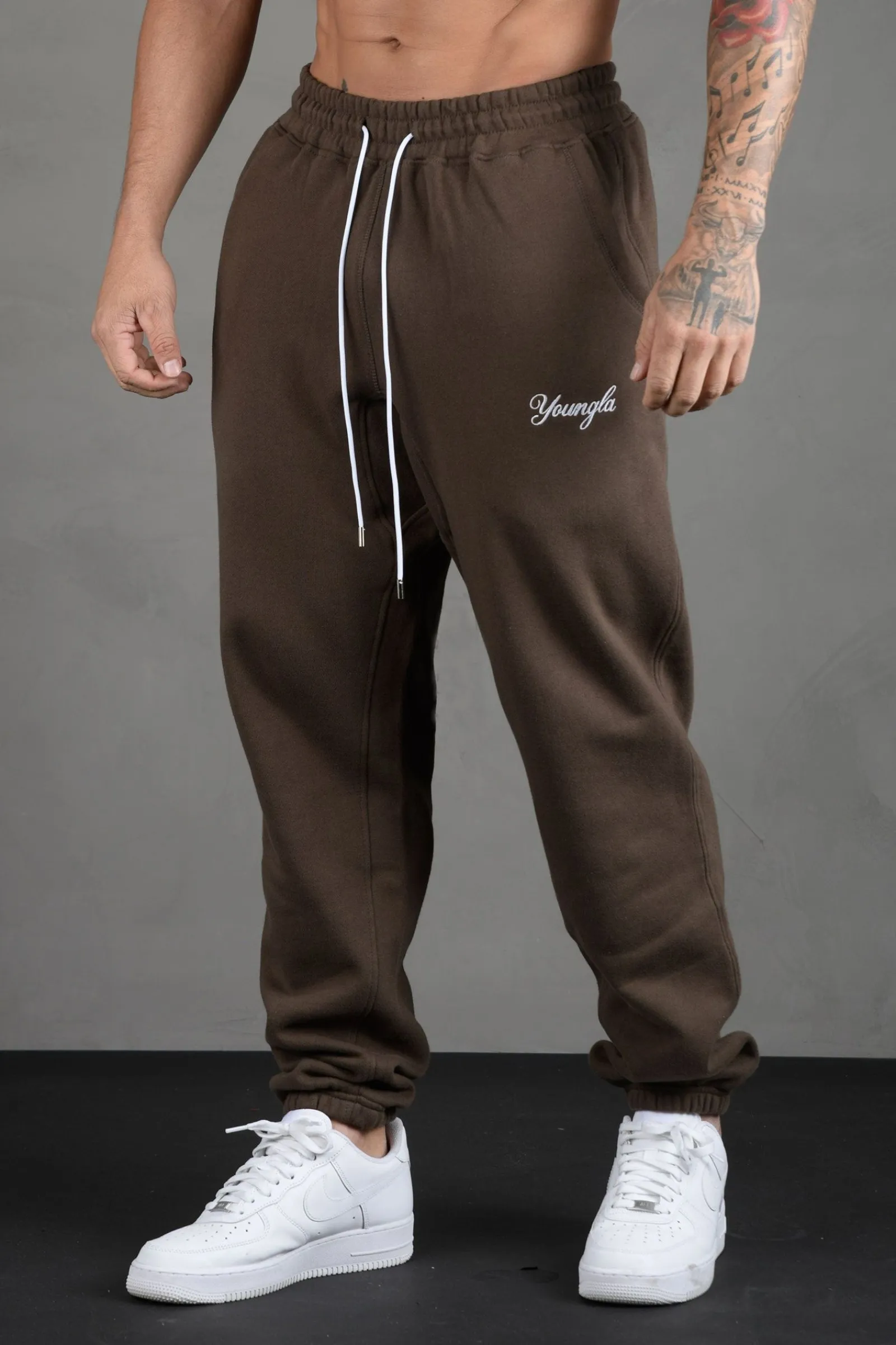 Joggers<Youngla 211 For Him Joggers Black|Brown|Heather Grey|Royal Blue
