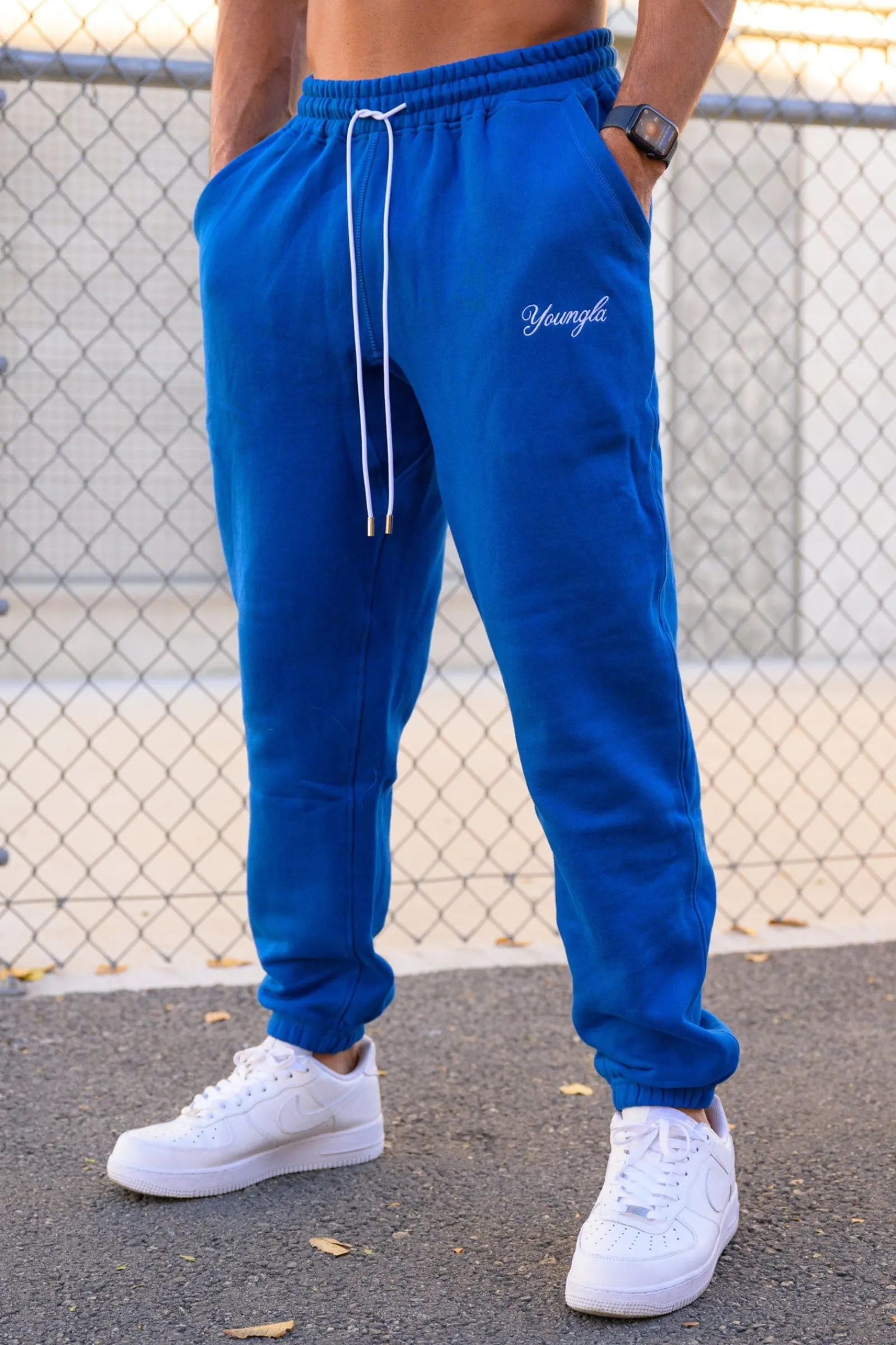 Joggers<Youngla 211 For Him Joggers Black|Brown|Heather Grey|Royal Blue