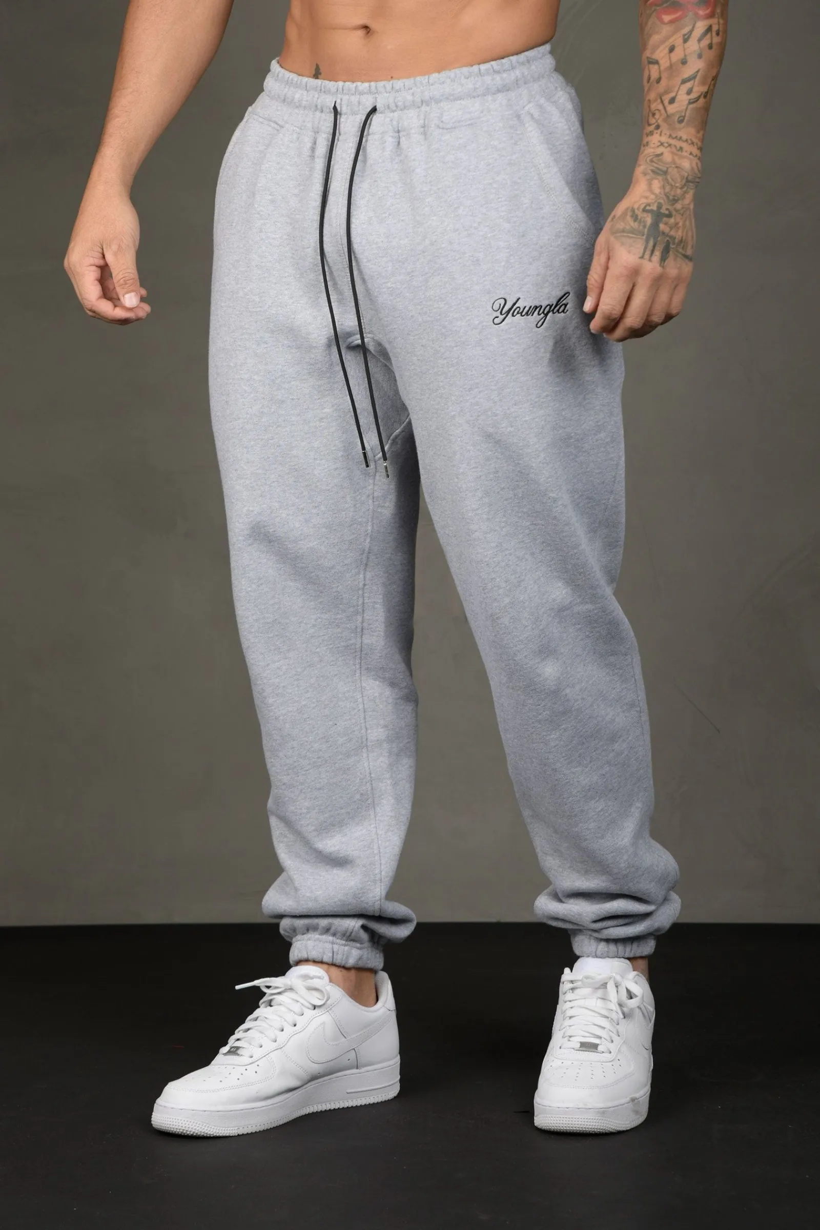 Joggers<Youngla 211 For Him Joggers Black|Brown|Heather Grey|Royal Blue