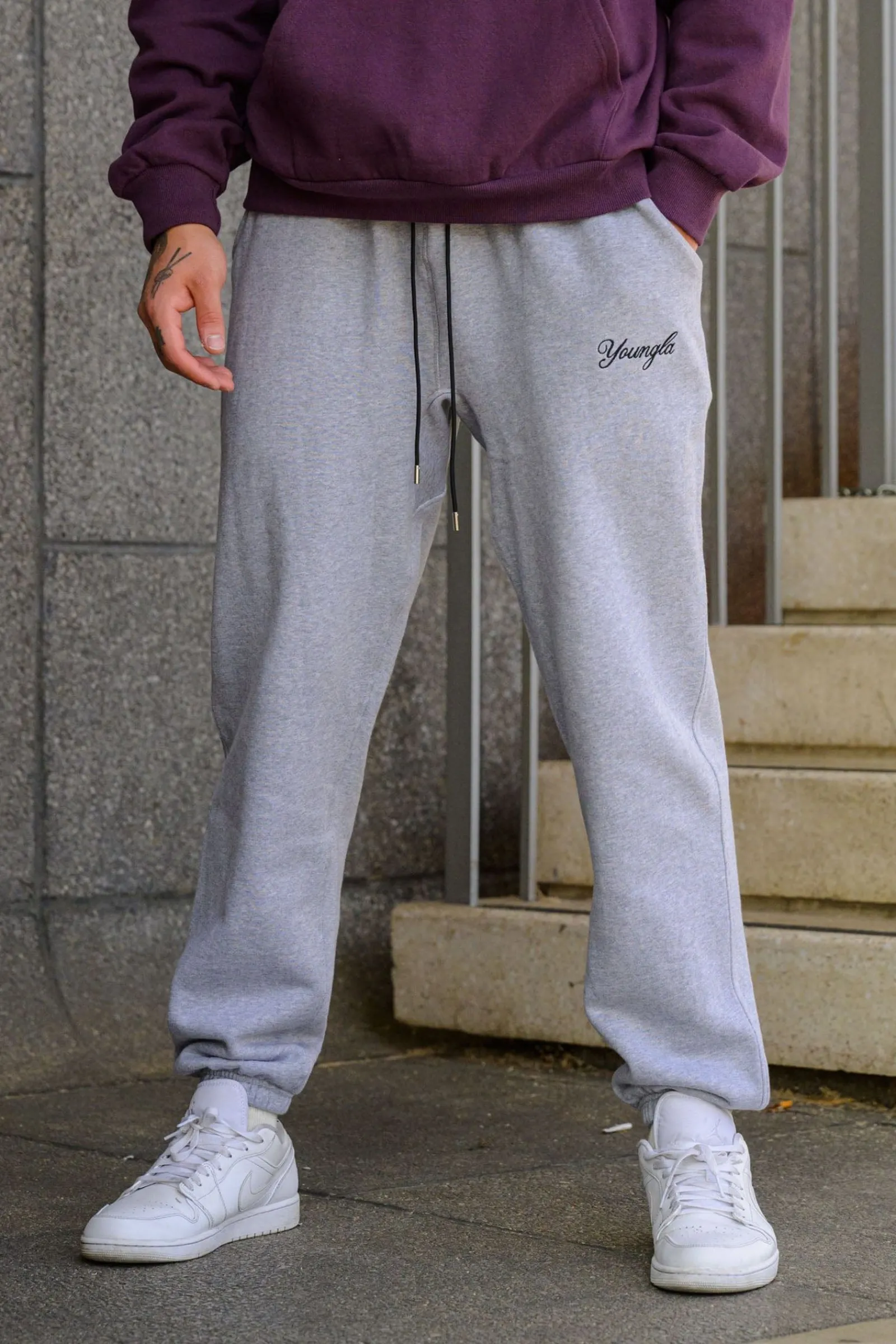 Joggers<Youngla 211 For Him Joggers Black|Brown|Heather Grey|Royal Blue