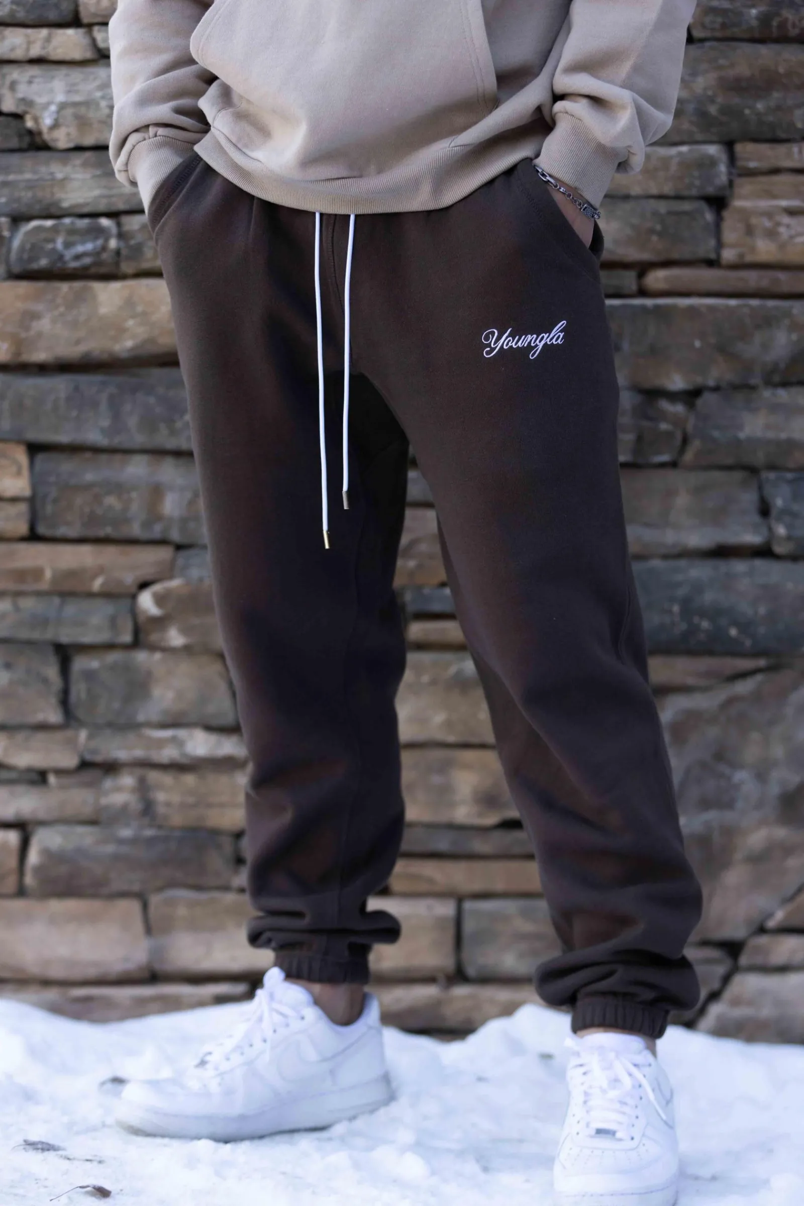Joggers<Youngla 211 For Him Joggers Black|Brown|Heather Grey|Royal Blue