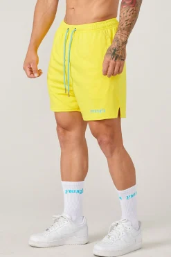 Shorts<Youngla 134 Game-Time Shorts & Socks Set Black|Carolina Blue|Chocolate|Foliage Green
