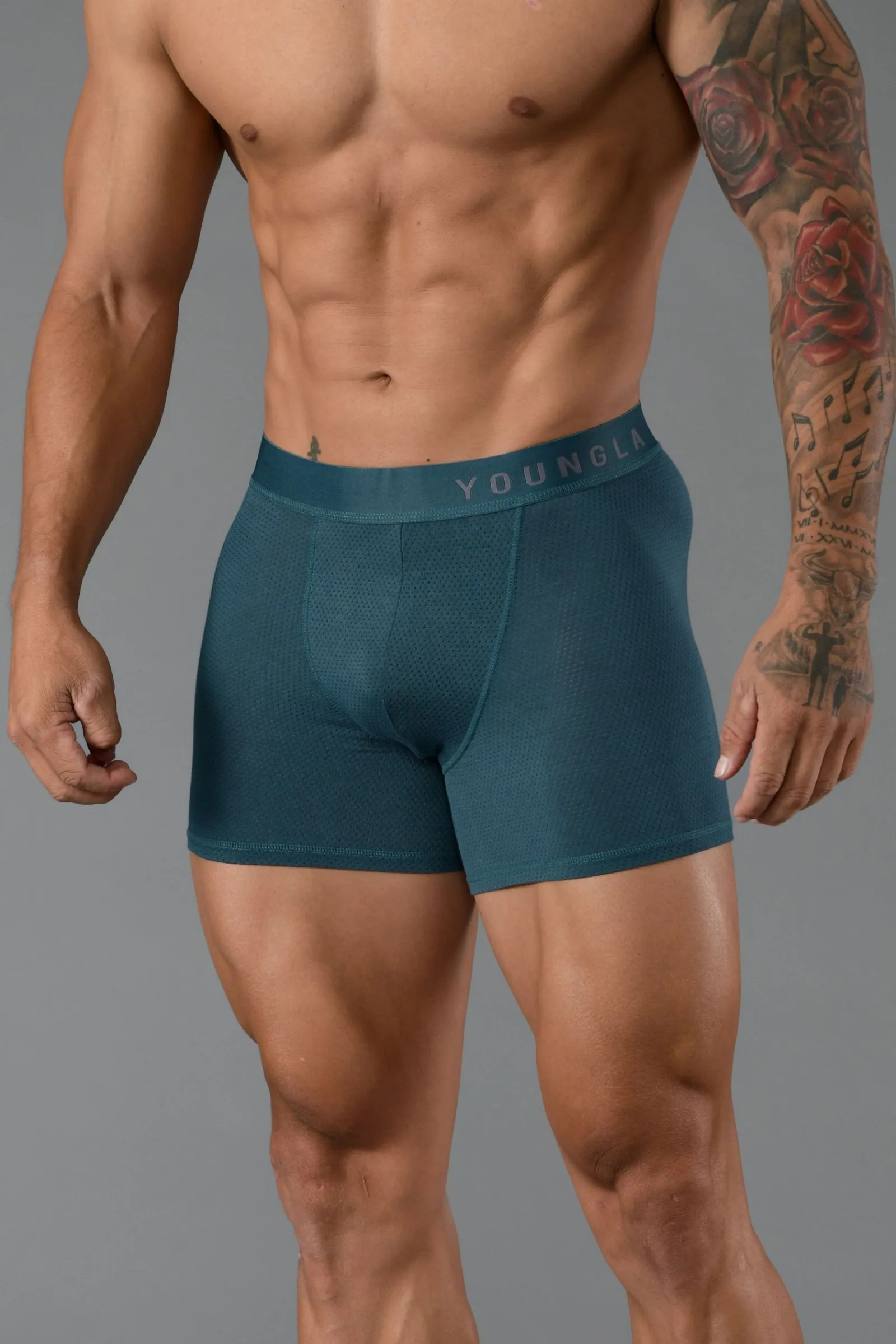 Accessories<Youngla 703 Goat Briefs 3 Pack Multicolor|All Black