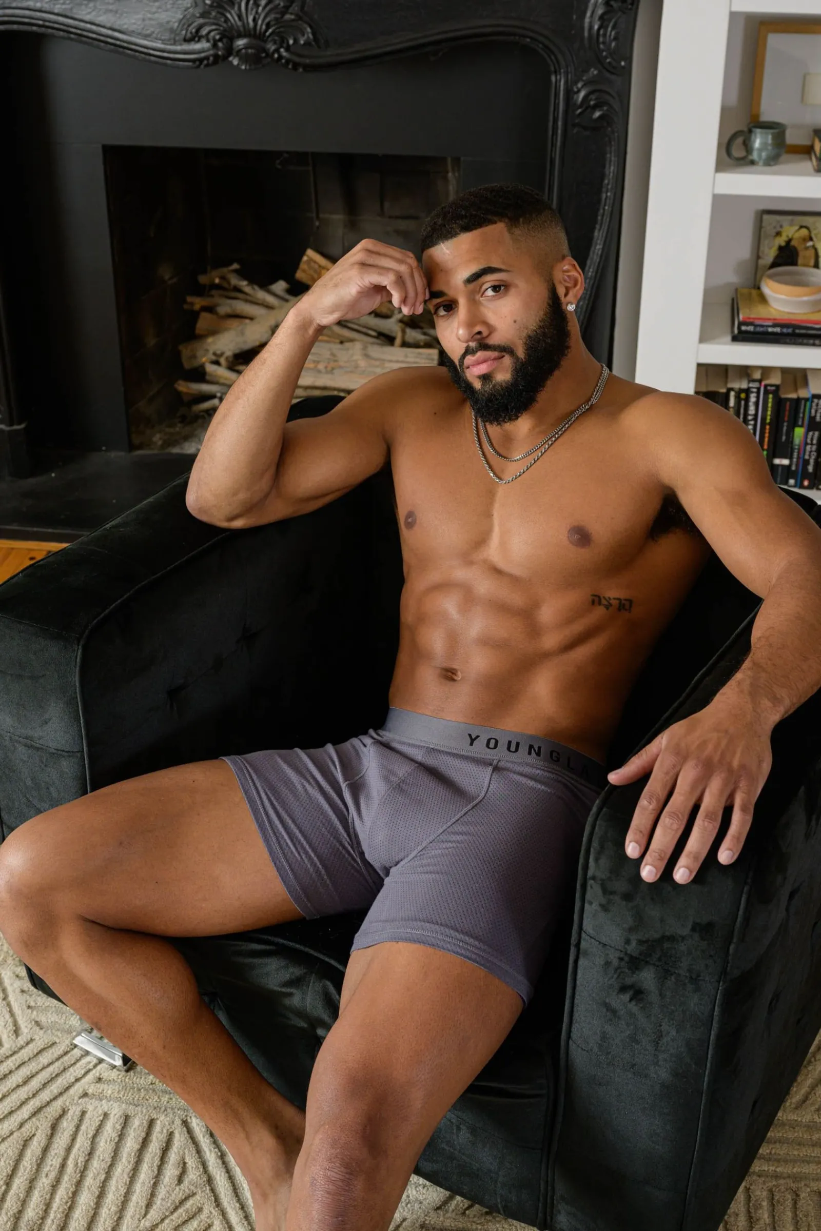 Accessories<Youngla 703 Goat Briefs 3 Pack Multicolor|All Black