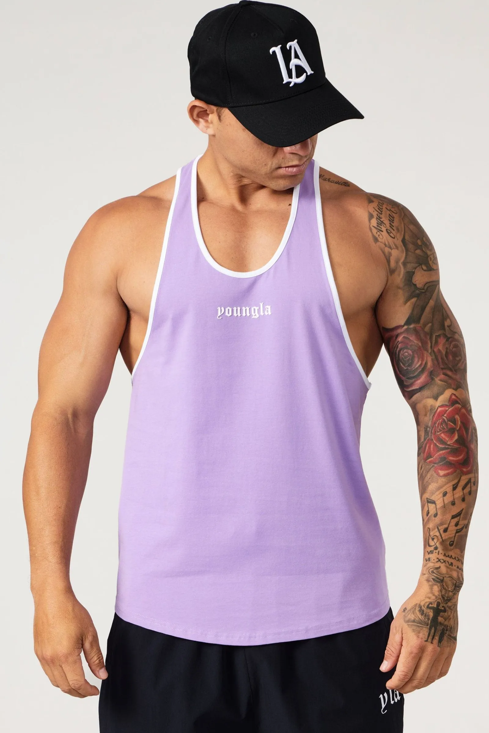 Tanks<Youngla 322 Golden Era Tanks Black|Carolina Blue|Coal|Lavender
