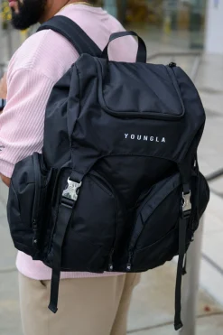 Accessories<Youngla 731 Grand Tour Backpacks Black|Cream