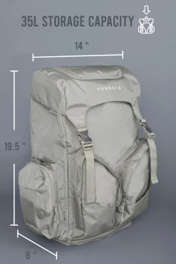 Accessories<Youngla 731 Grand Tour Backpacks Black|Cream