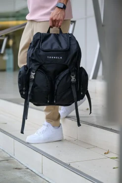 Accessories<Youngla 731 Grand Tour Backpacks Black|Cream