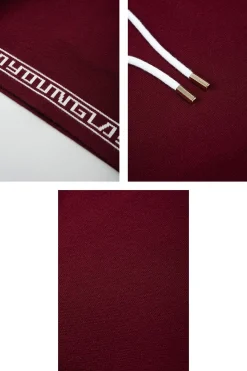Shorts<Youngla 116 Hieroglyphic Knitted Shorts Black|Burgundy|Navy|Off-White