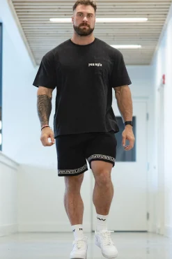 Shorts<Youngla 116 Hieroglyphic Knitted Shorts Black|Burgundy|Navy|Off-White