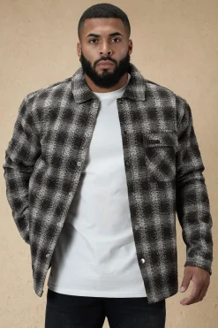 Outerwear<Youngla 556 High Profile Flannel Jacket Black|Brown|Kashmir Blue|Rusty Orange