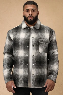 Outerwear<Youngla 556 High Profile Flannel Jacket Black|Brown|Kashmir Blue|Rusty Orange