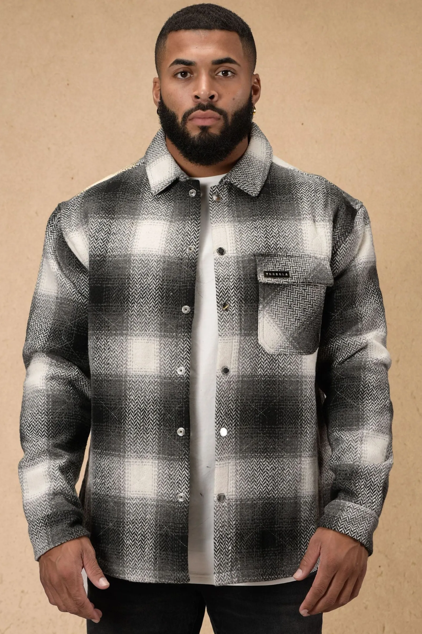 Outerwear<Youngla 556 High Profile Flannel Jacket Black|Brown|Kashmir Blue|Rusty Orange