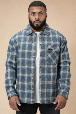 Outerwear<Youngla 556 High Profile Flannel Jacket Black|Brown|Kashmir Blue|Rusty Orange